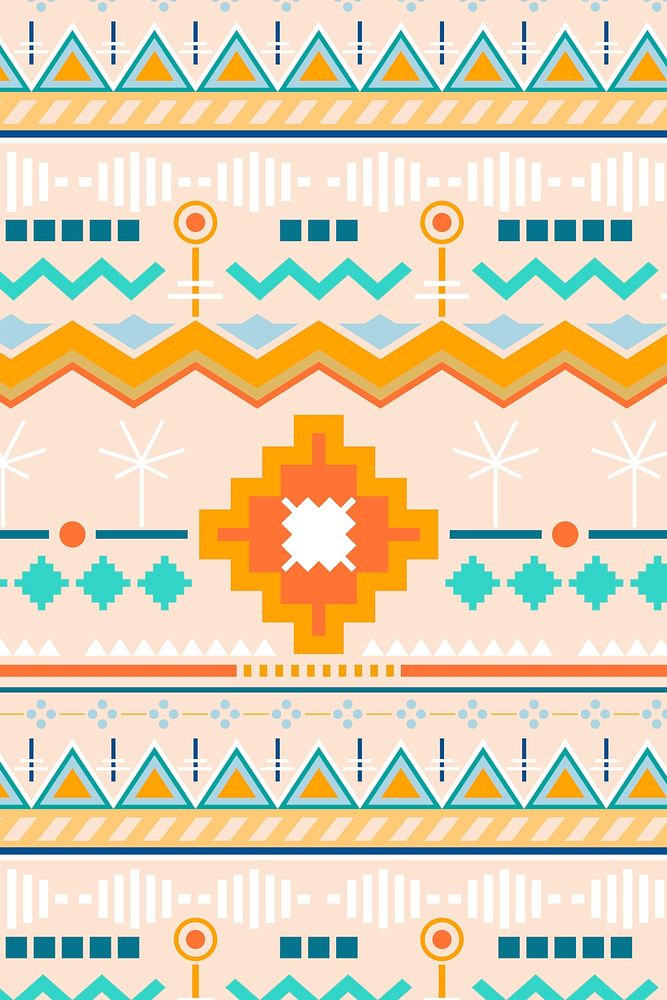 Pastel pattern, ethnic background, textile design