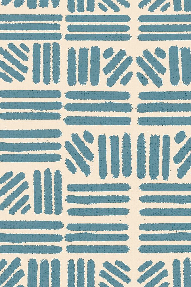Striped pattern, textile vintage background in blue