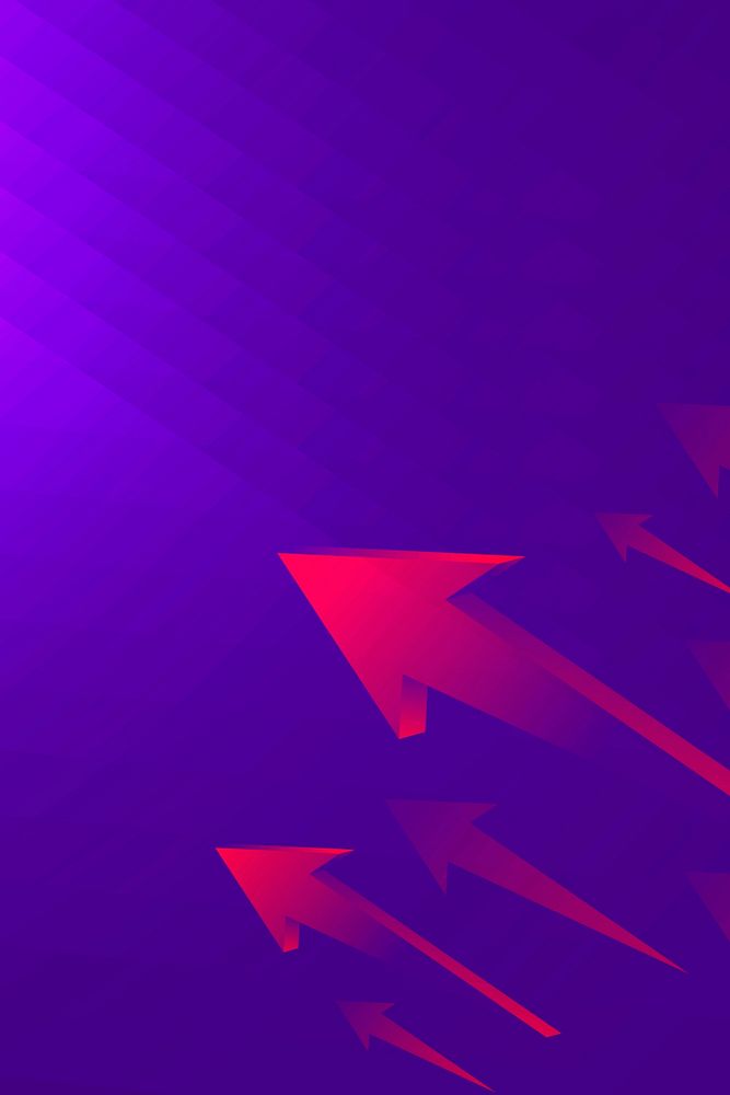 Purple arrow background, modern border, technology concept