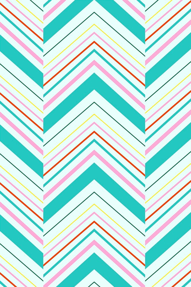 Zigzag pattern background, teal chevron, creative design