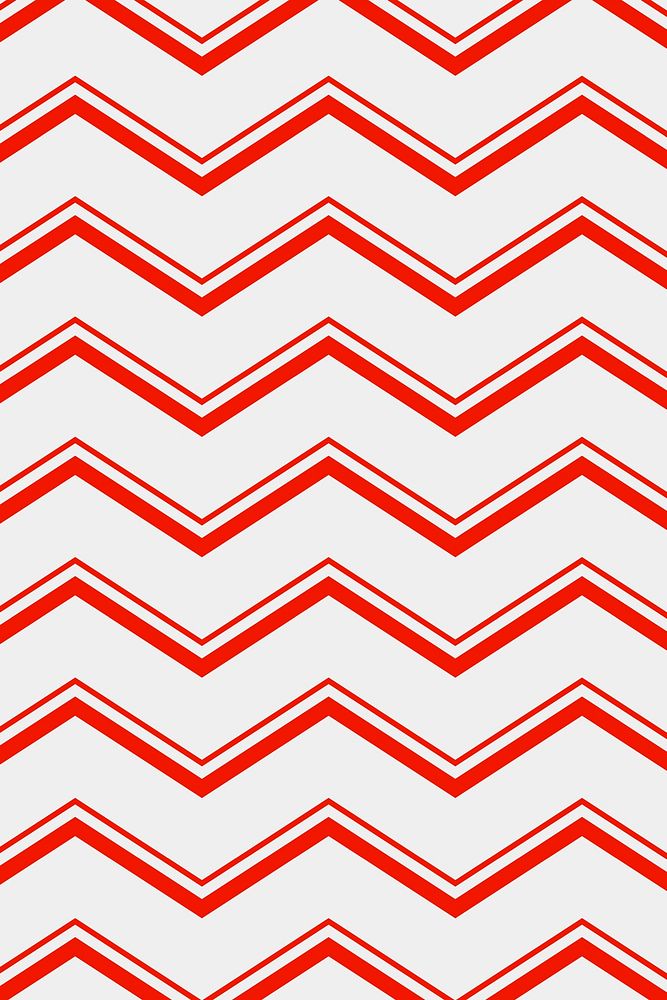 Red zigzag background, creative pattern design