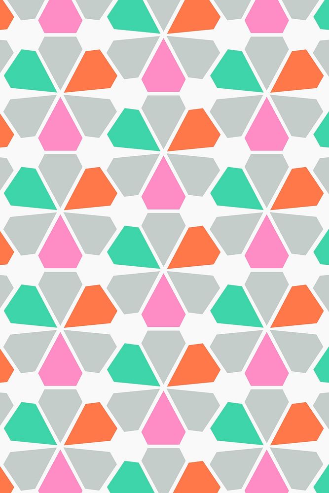 Triangle pattern background, abstract geometric, colorful design