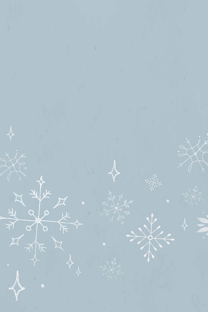 Christmas background, white snowflake illustration vector