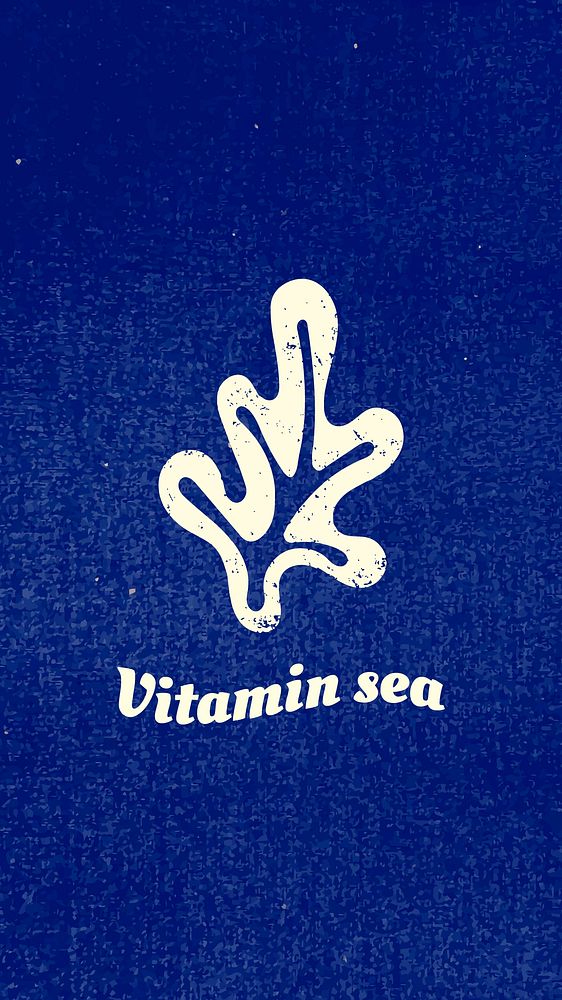 Summer quote Instagram story template, marine life design vector, vitamin sea