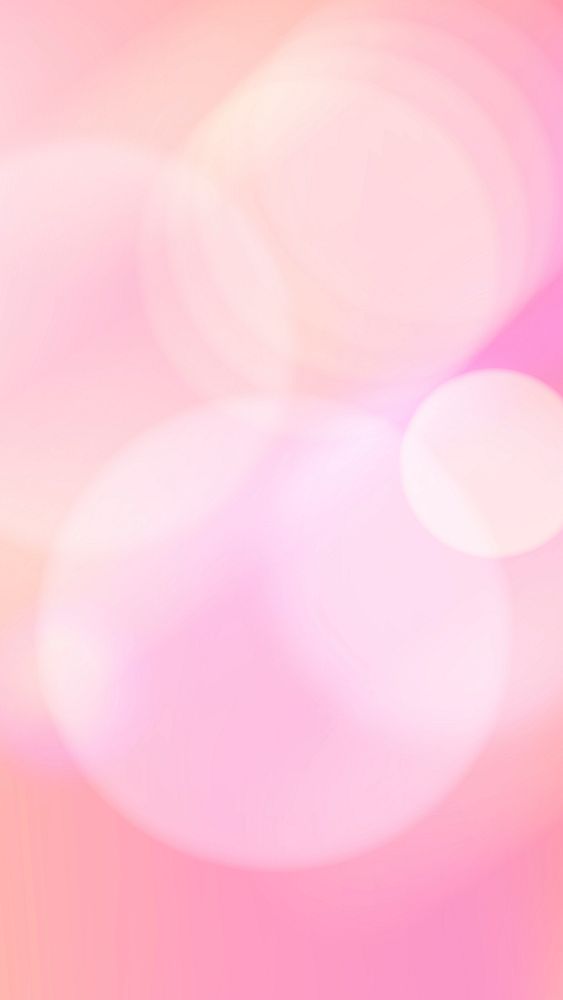Pink pastel bokeh iPhone wallpaper, glowing aesthetic pattern design