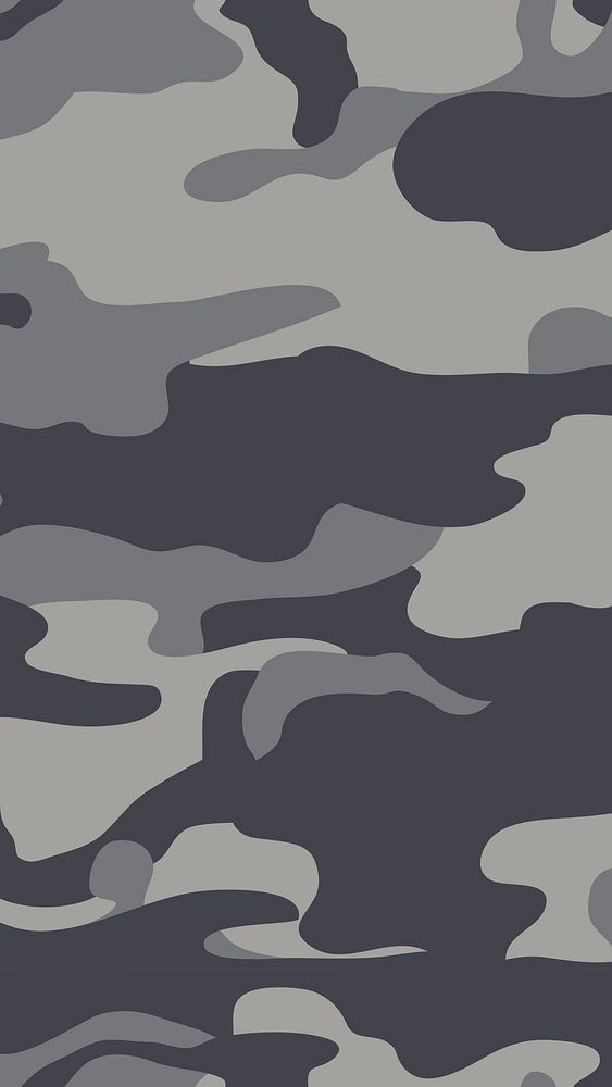 Grey mobile wallpaper camouflage pattern design 