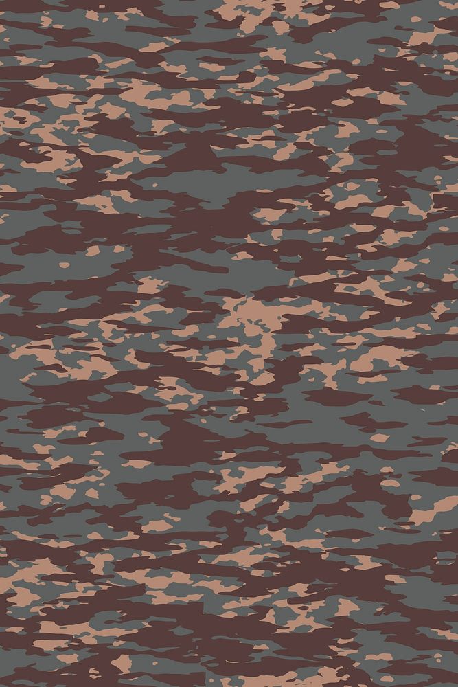 Modern camo print, brown pattern background