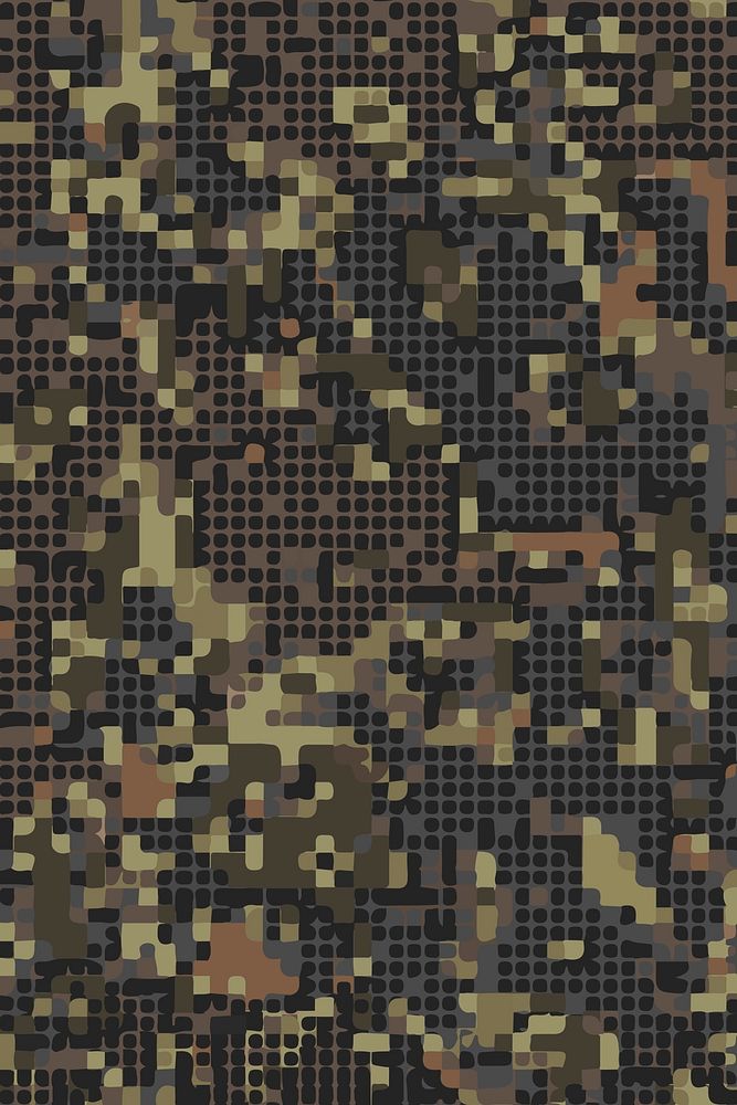 Pixelated camouflage patterns aesthetic background design