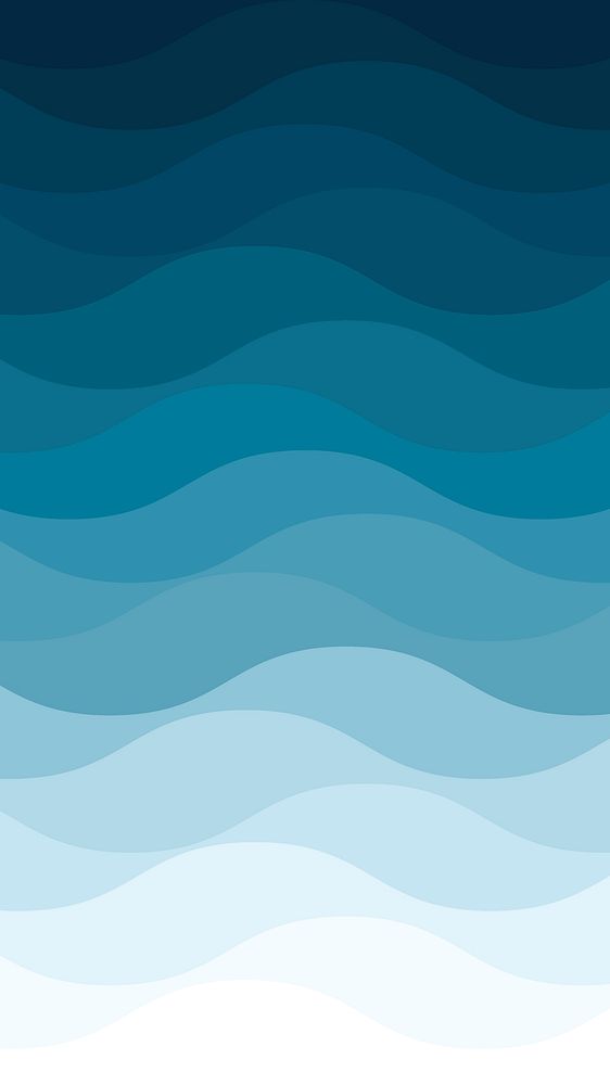 Blue iPhone wallpaper wavy pattern design