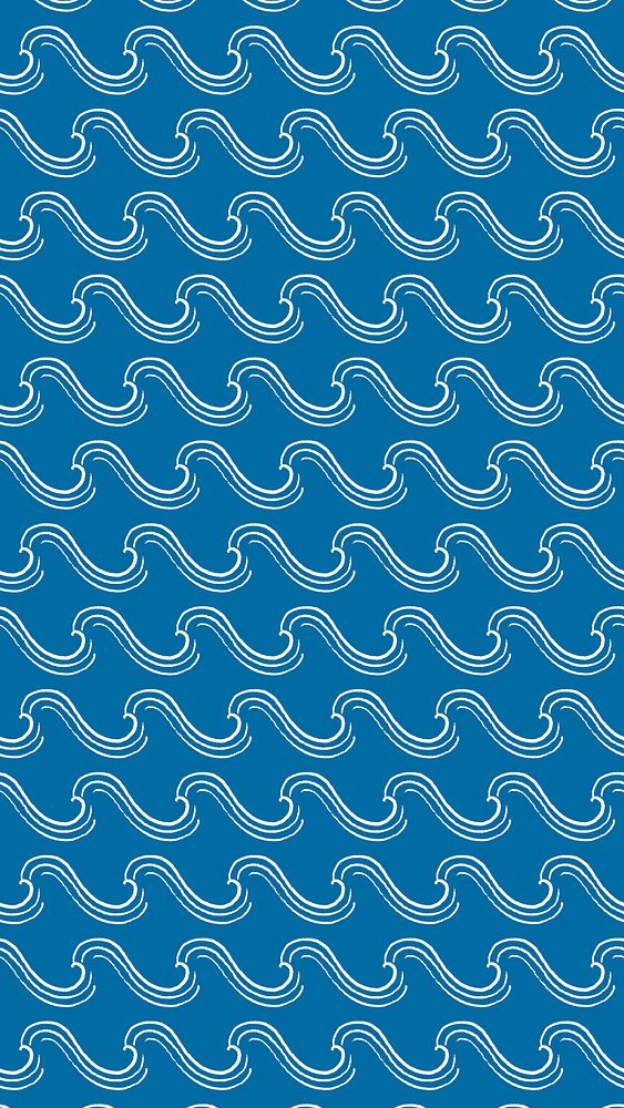 Blue iPhone wallpaper cute pattern design