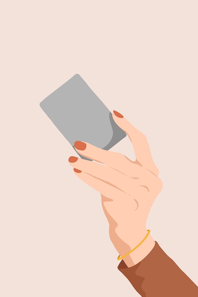 Aesthetic finance background, woman holding credit card