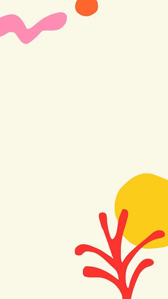 Minimal Instagram story, abstract funky style vector