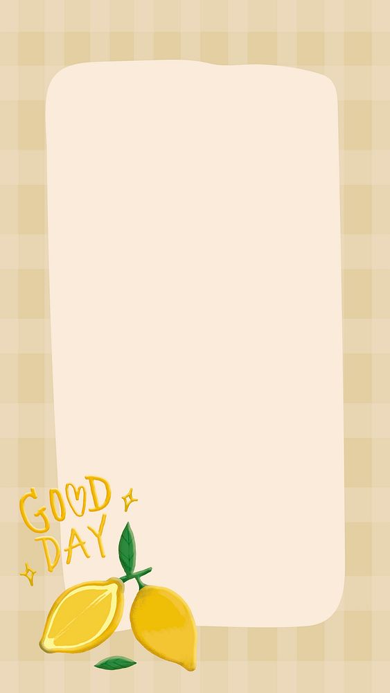Instagram story background, good day text design vector
