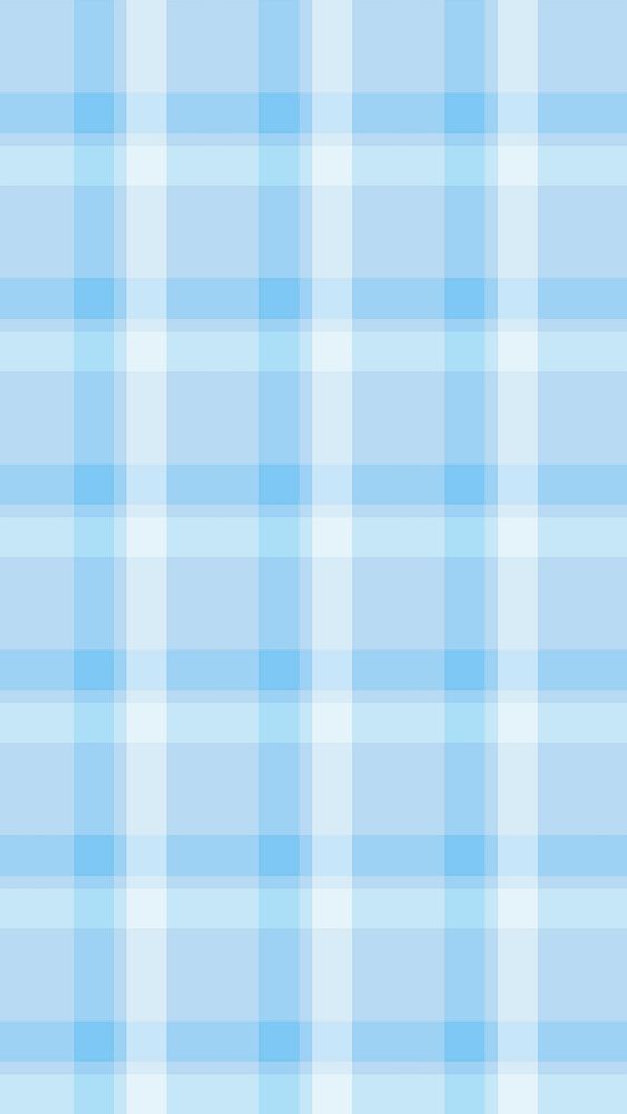 Blue tartan pattern mobile wallpaper, | Free Photo - rawpixel