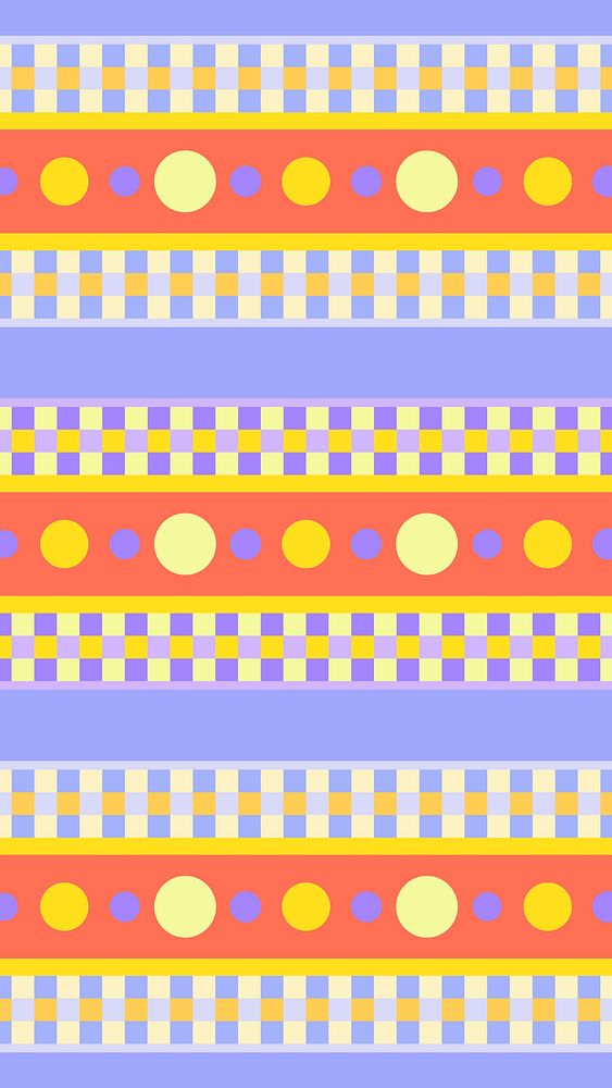Purple tribal phone wallpaper, geometric pattern design
