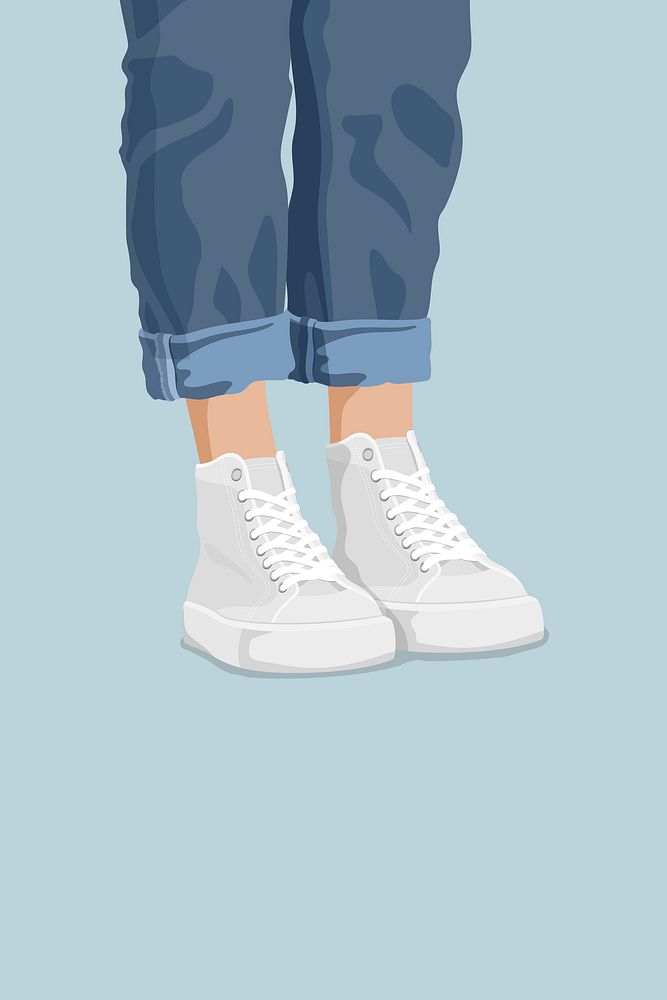 Cute shoes background,  feminine illustration
