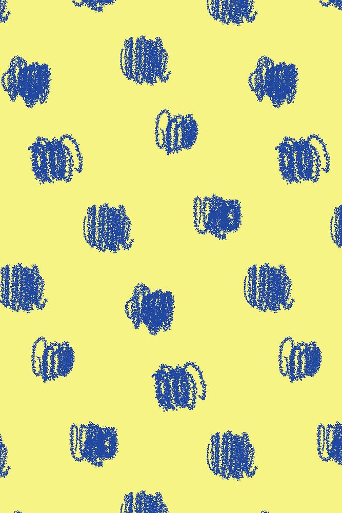 Crayon scribble pattern, cute background