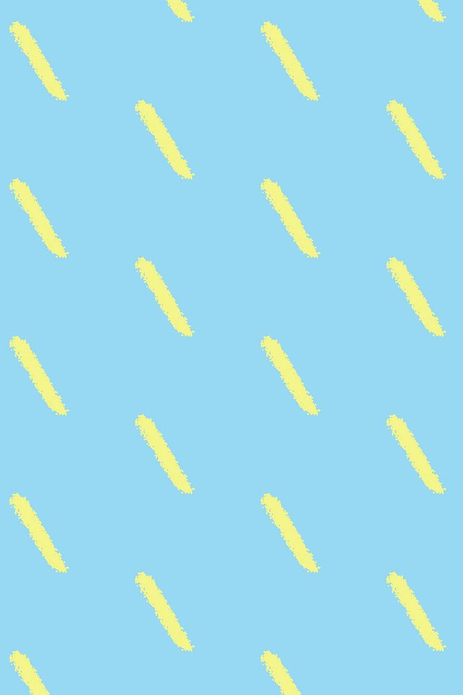 Yellow brush stroke pattern, blue background