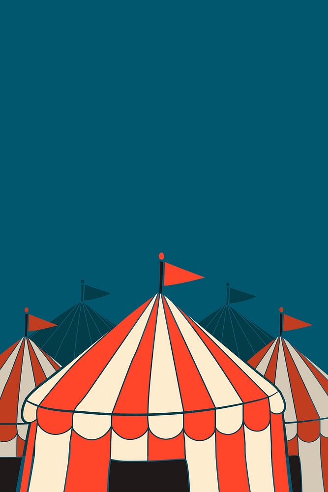 Circus tent background, vintage design