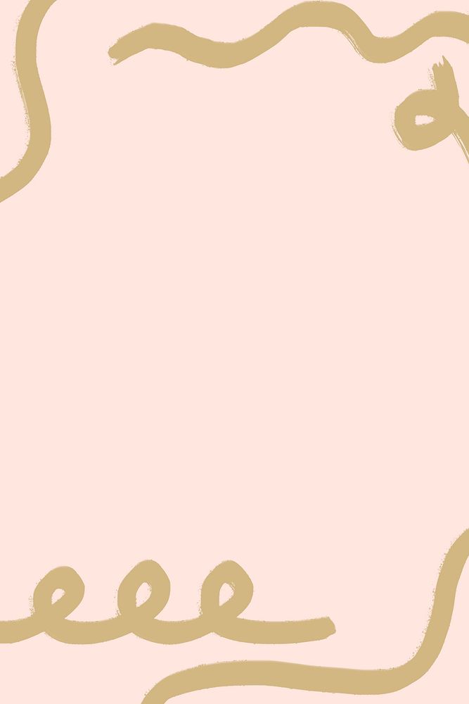 Pink Memphis frame background, minimal design