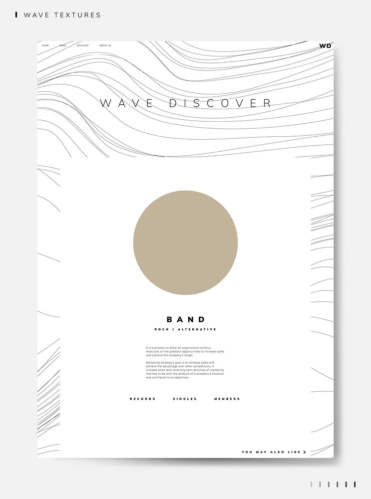 Wave discover band info vector