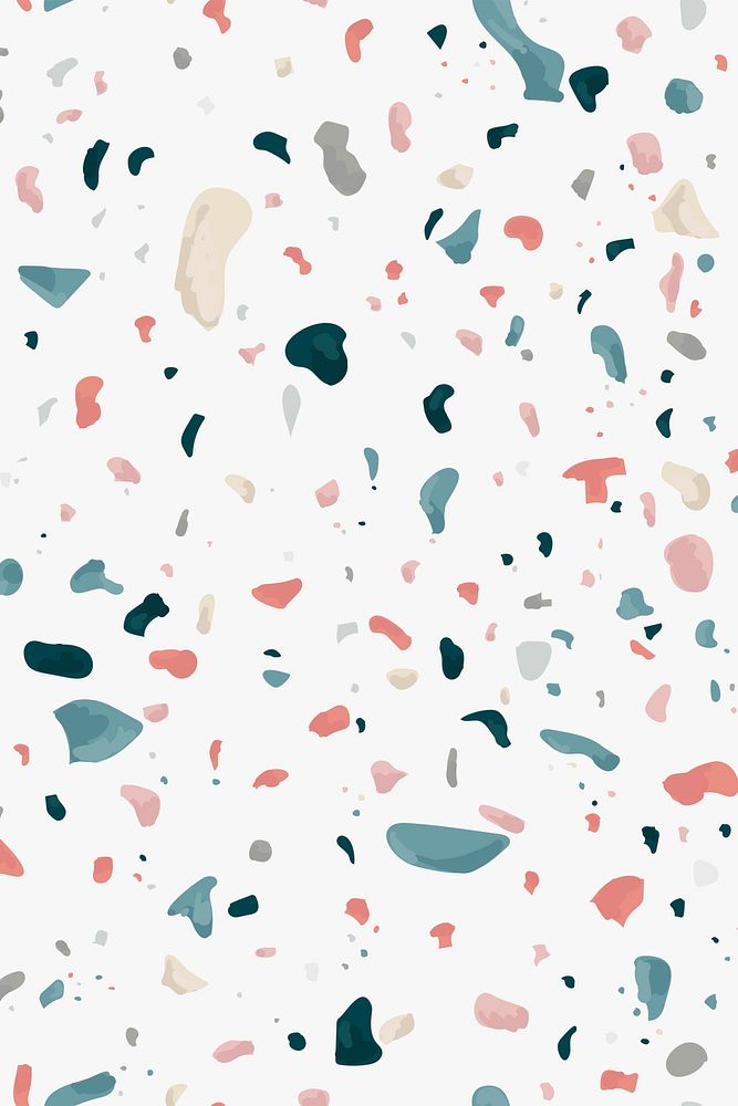 Colorful terrazzo abstract background pattern