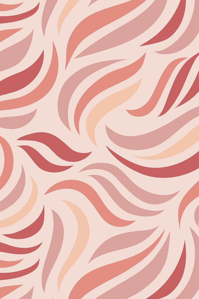 Pink seamless nature patterned background vector