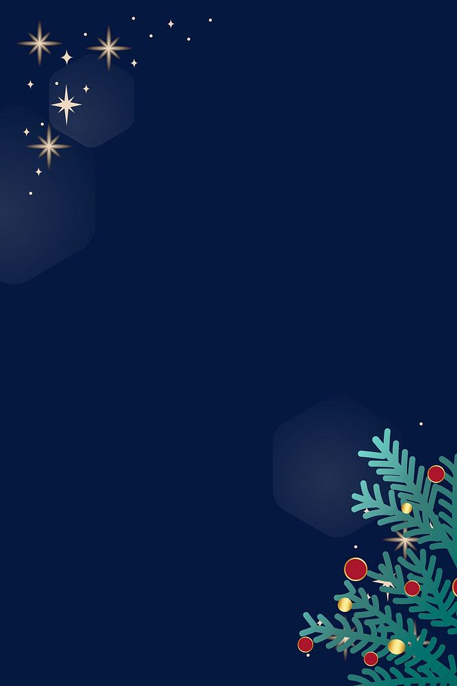 Christmas doodle on blue background vector