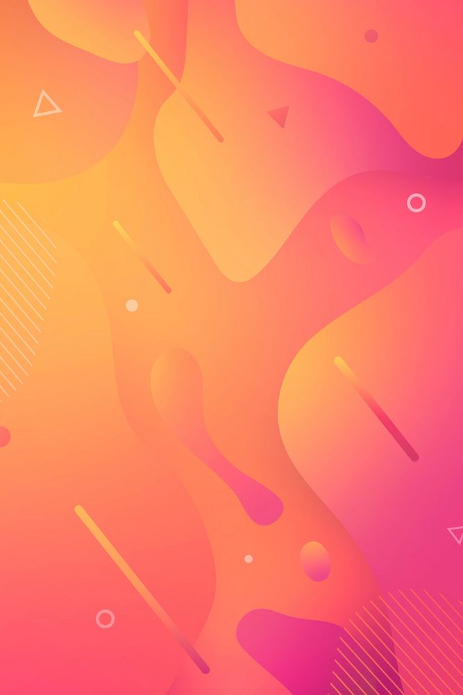 Orange abstract seamless patterned background vector