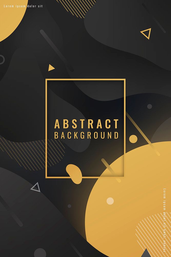 Abstract seamless patterned black background vector