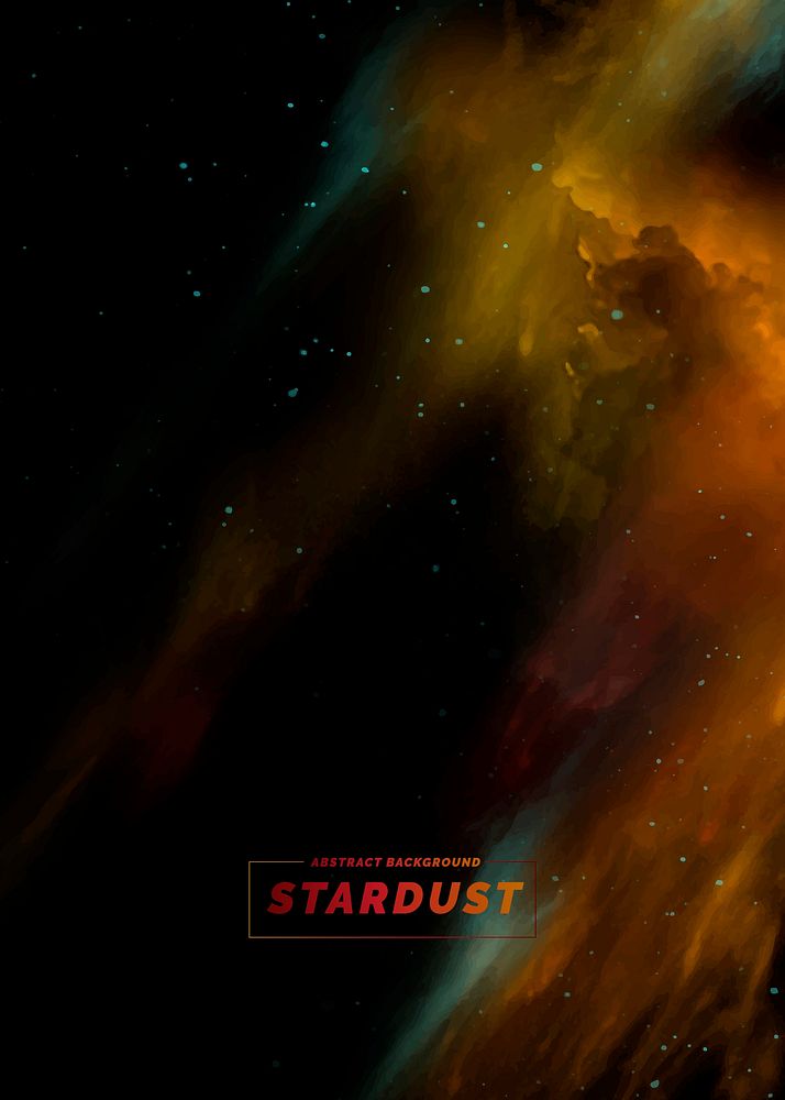 Colorful abstract stardust background vector