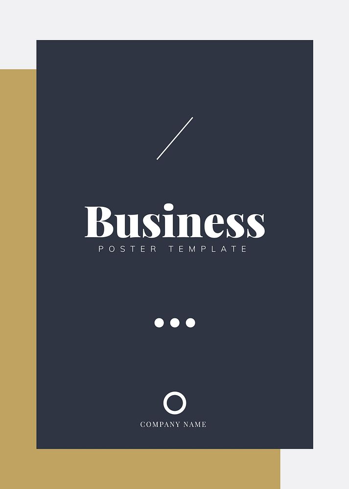 Business flyer template mockup vector