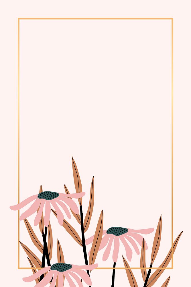 Pink daisies on a pink background vector