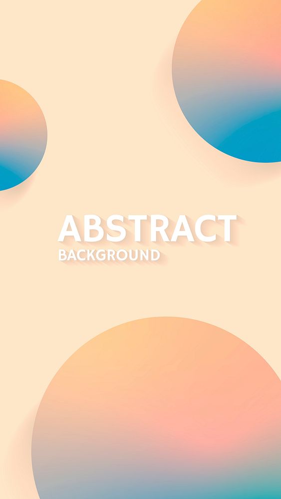 Round cream abstract background vector | Free Vector - rawpixel