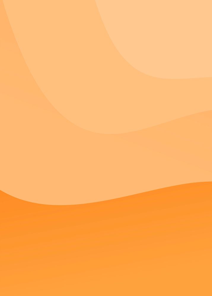 Orange flowing abstract background vector