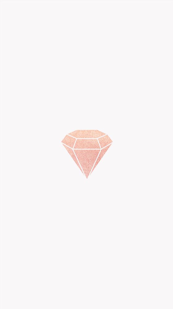 Pink geometric shimmering diamond design vector