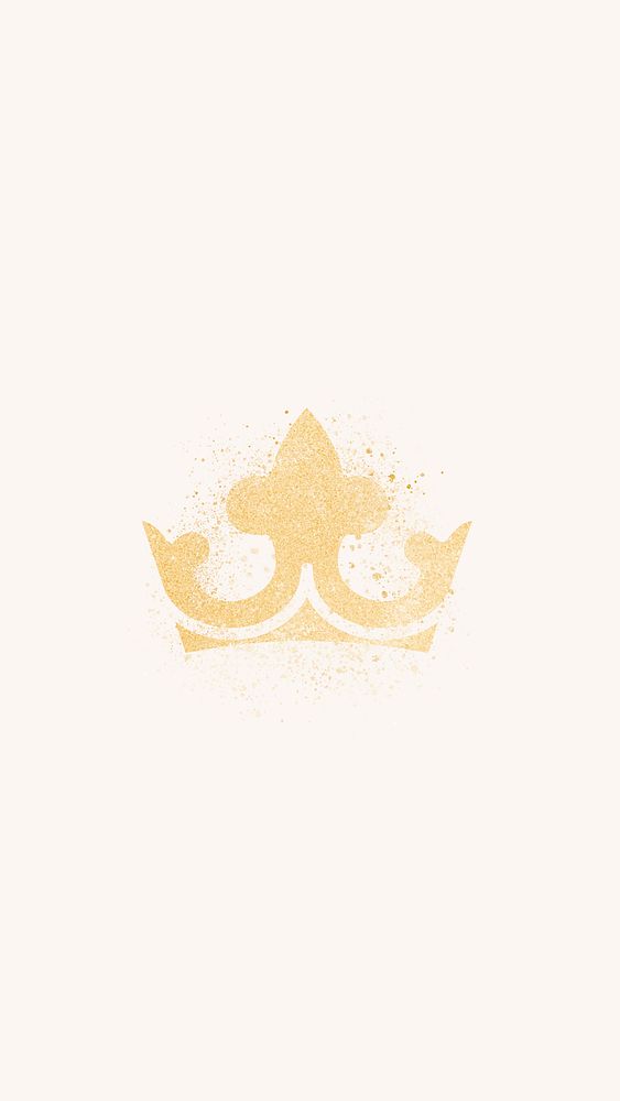 Shimmering elegant golden crown vector