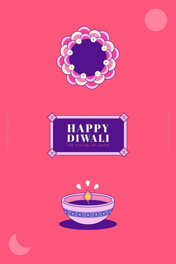 Happy Deepavali, the festival of lights background vector