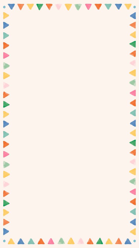 Blank colorful watercolor frame vector
