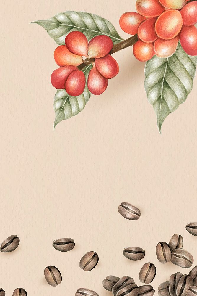 Blank coffee day background design vector