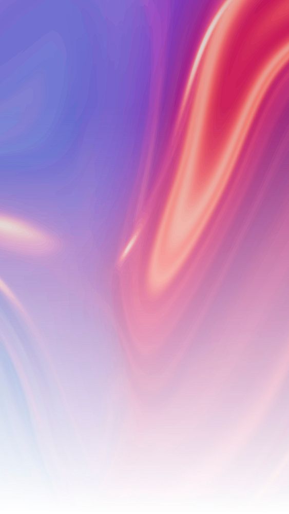 Red and purple fluid patterned mobile phone wallpaper vector