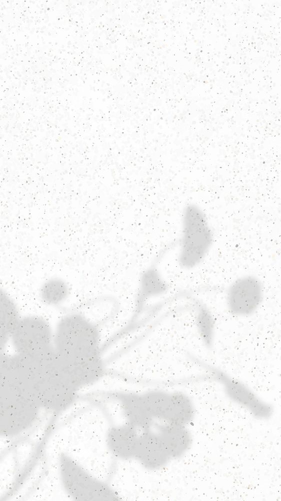 Minimal iPhone wallpaper, white aesthetic background, botanical shadow