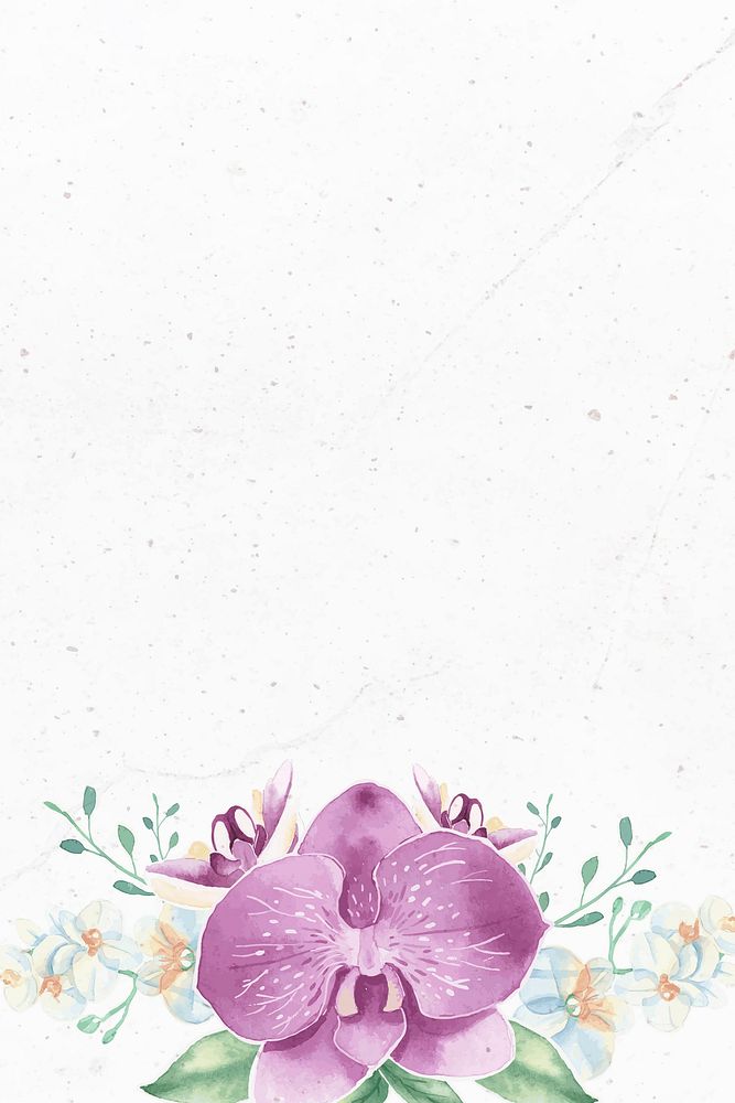 Purple flower on white background vector