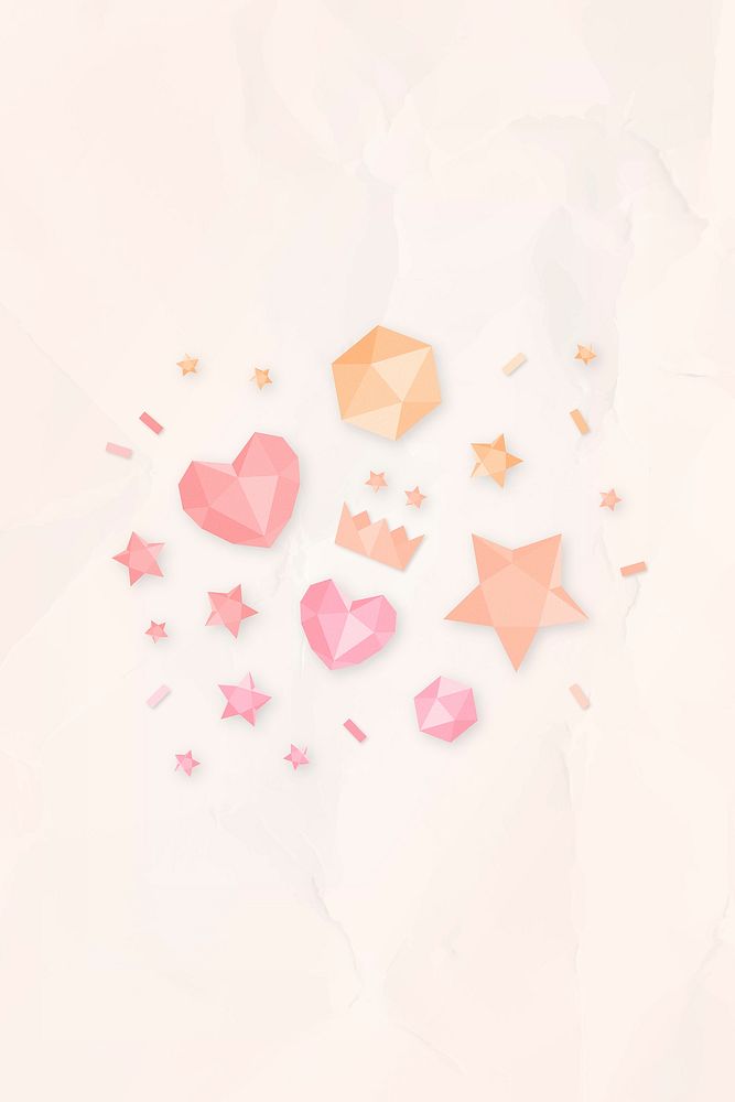 Colorful crystal stone vector collection