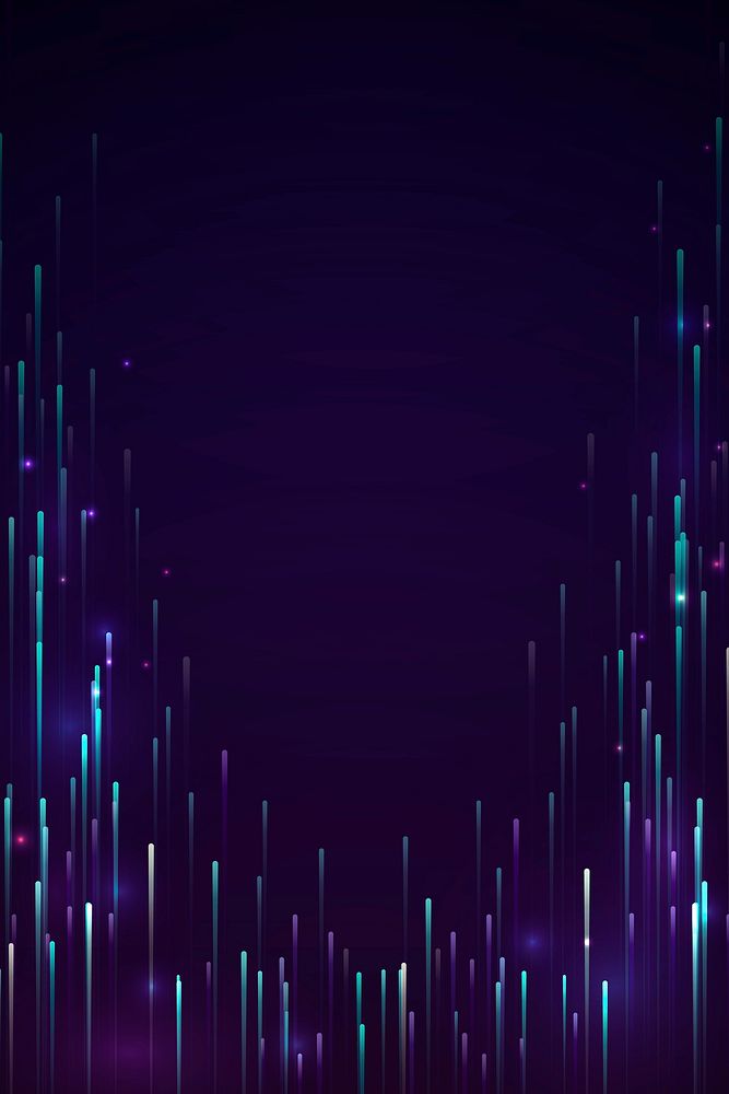 Colorful neon meteor background design vector