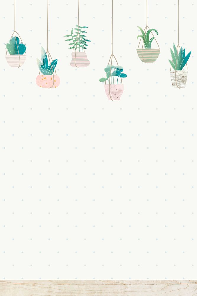 Blank cactus frame design vector