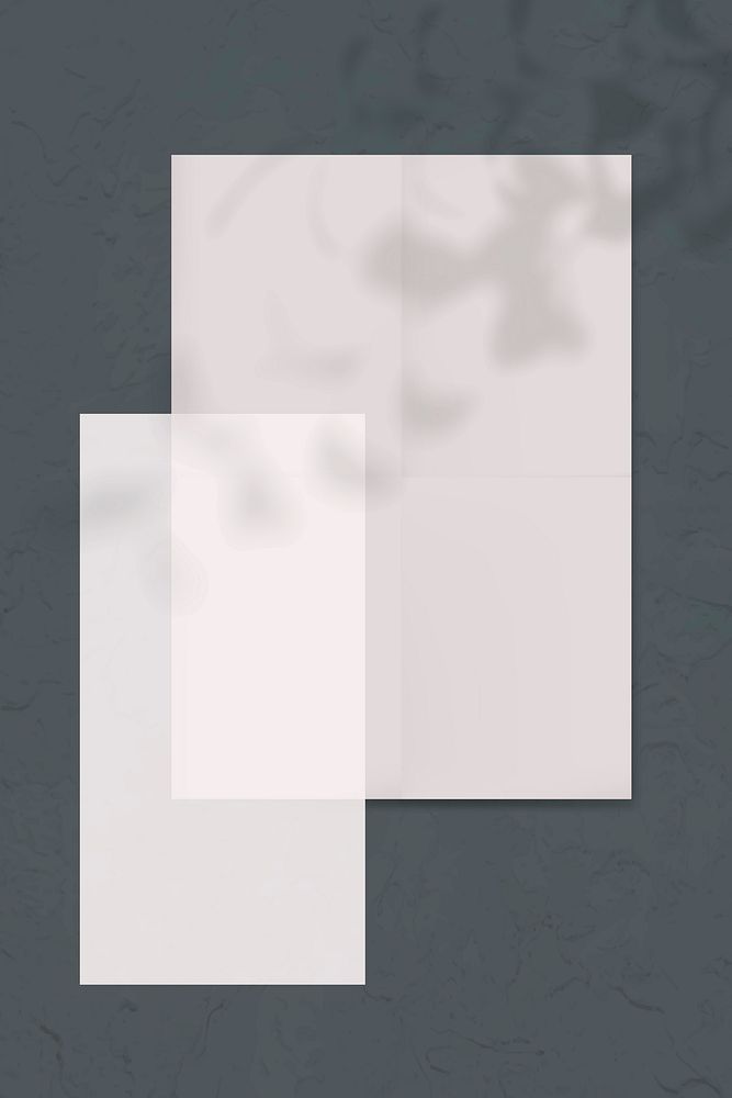 Neutral color tone poster mockup vector
