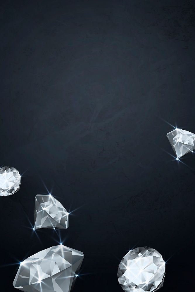 Clear crystal diamond design vector