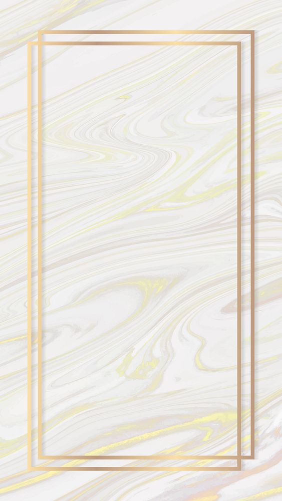 Golden rectangle mobile phone wallpaper vector