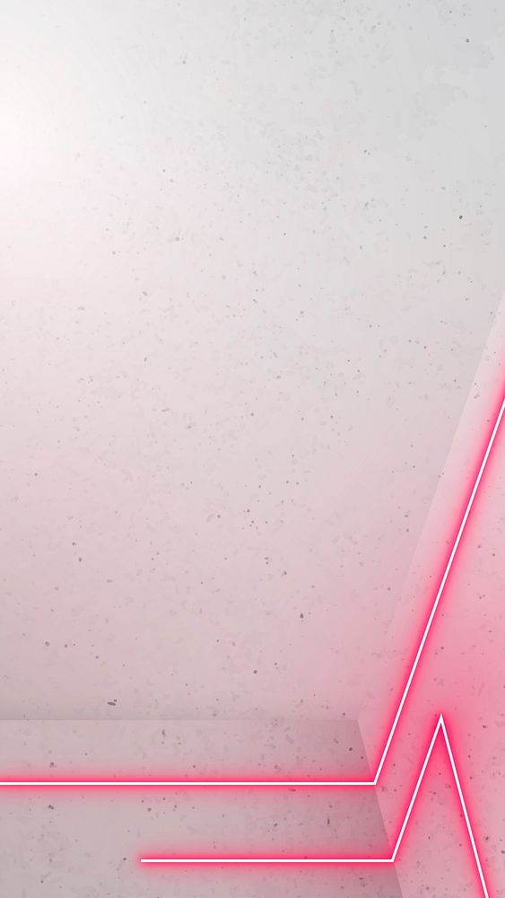 Pink glowing lines on light background vector